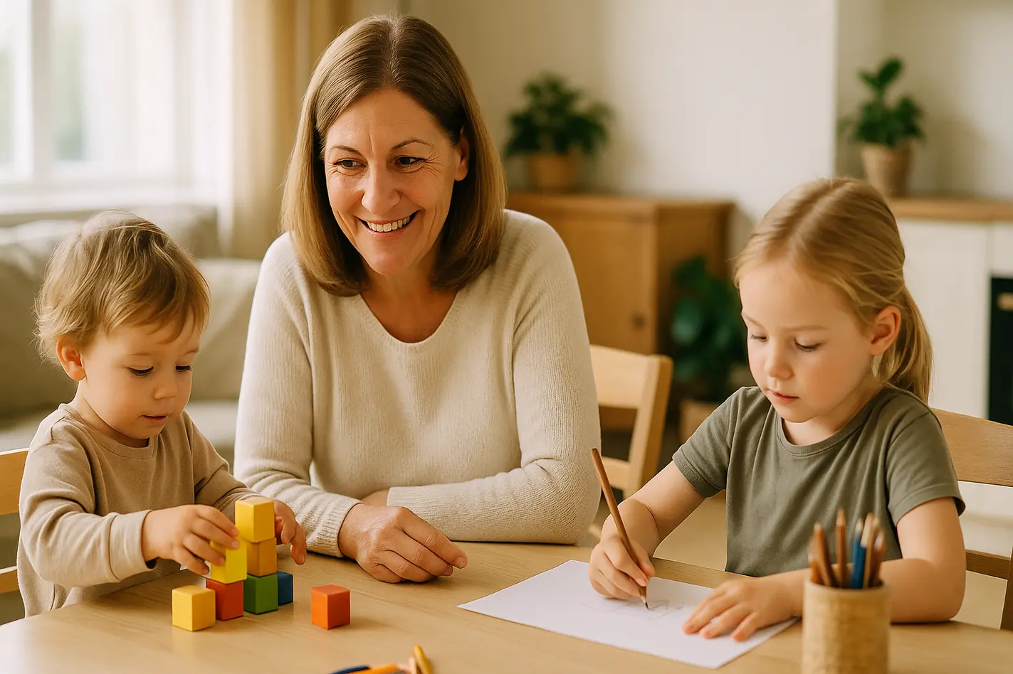 Gastouder zorgt warmvol voor kinderen thuis